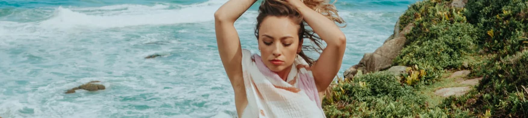 Woman on beach