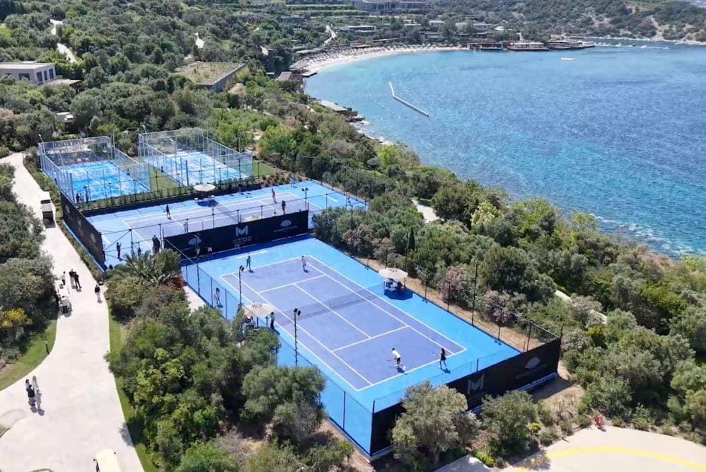 Aerial view of Mouratoglou Tennis Center